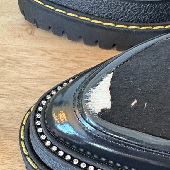 N°21 Black and White Platform Loafers - Picture 8 of 13